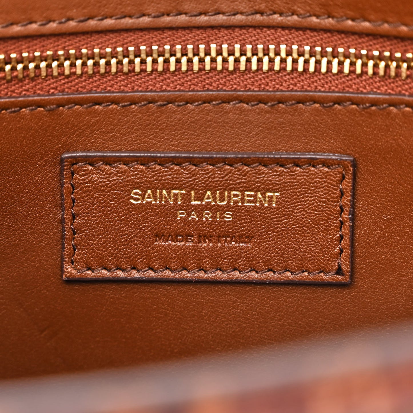Linen Canvas Crocodile Embossed Carre Satchel Natural Brown