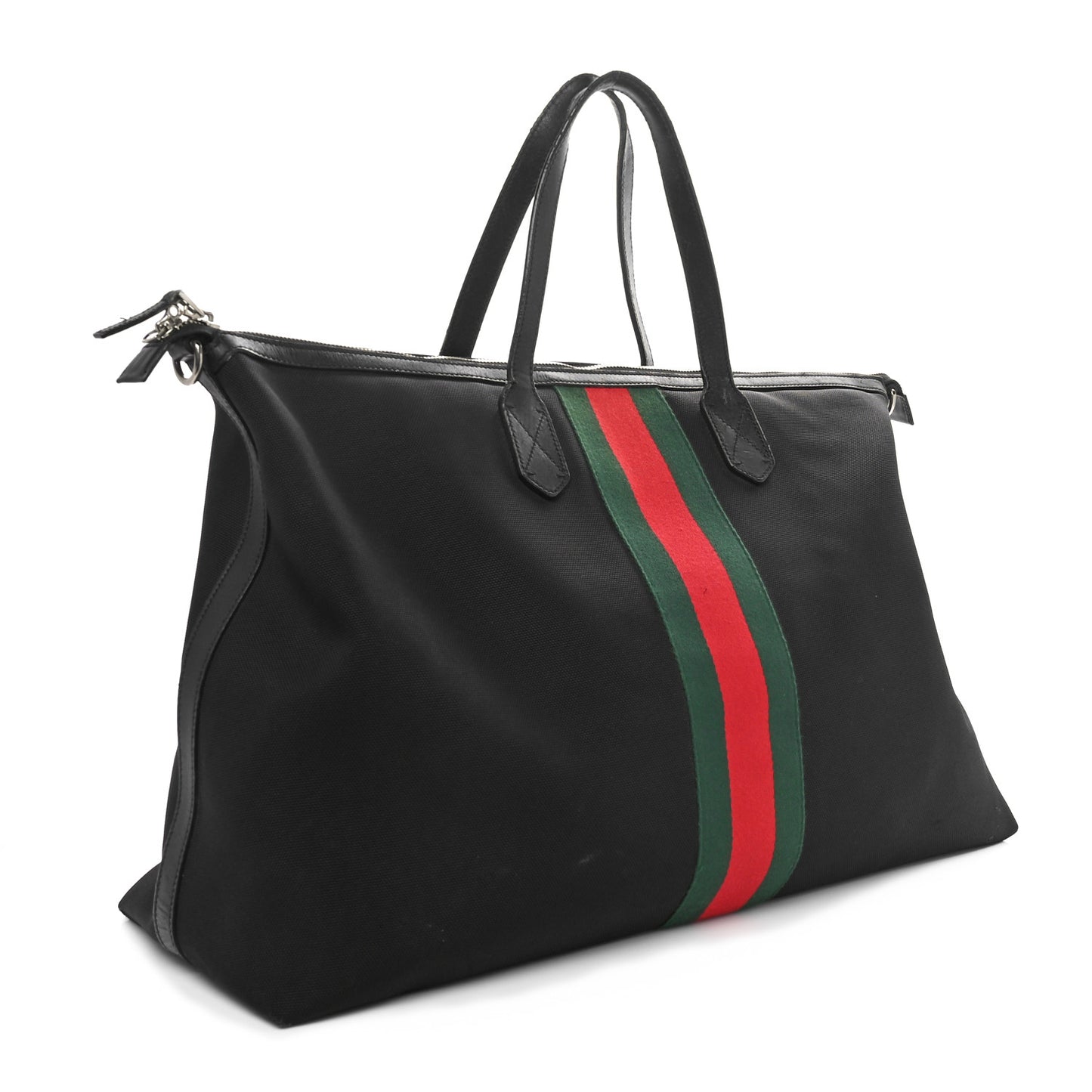 Techno Canvas Web Duffle Black