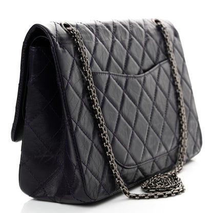 Chanel Aged Calfskin Quilted 2.55 Reissue 227 Flap Plum 3 of 9