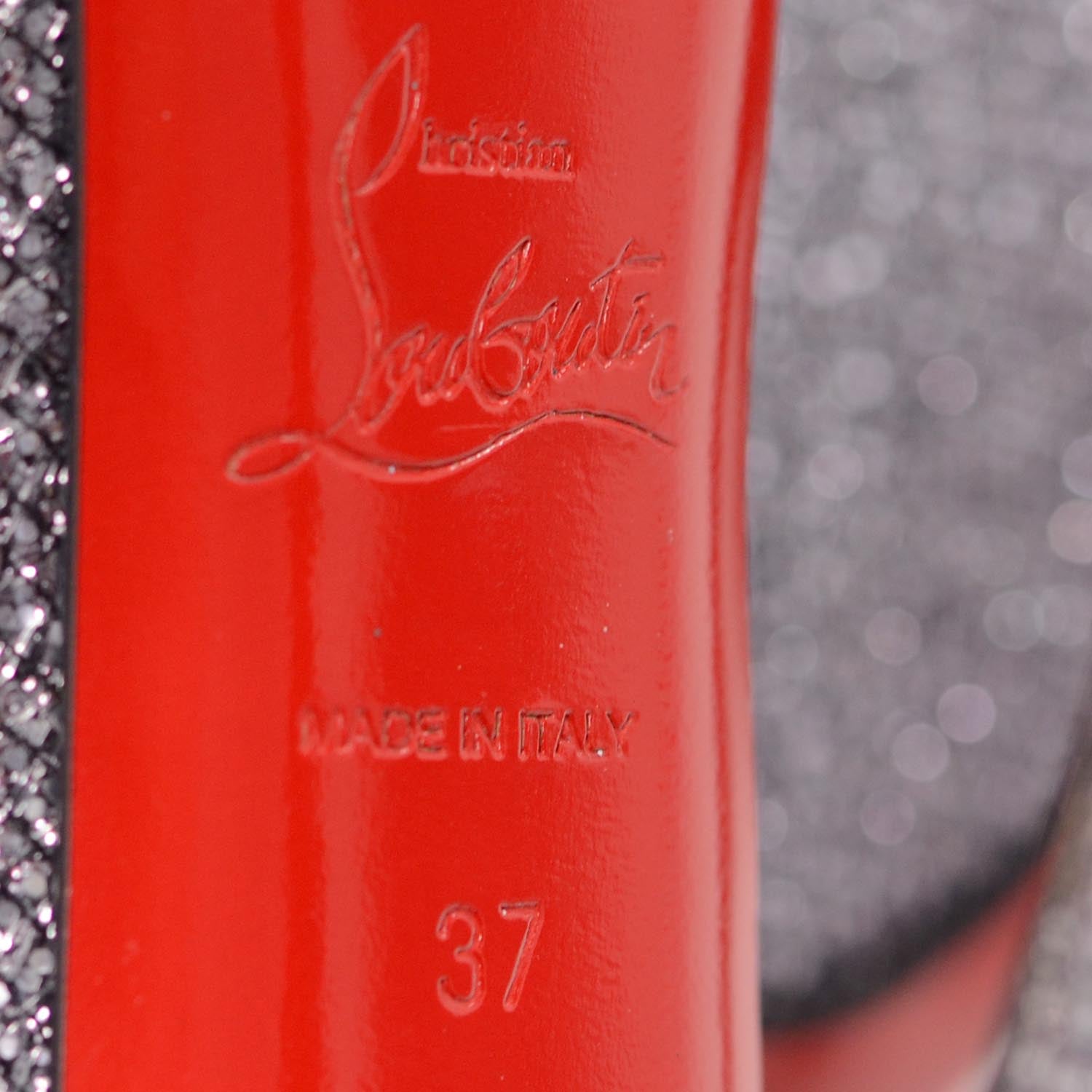 Christian Louboutin Lady Glitter Daffodile 160 Pumps 37 6 of 6