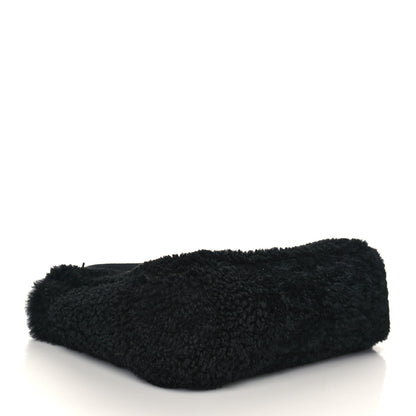 Prada Shearling Mini Re-Edition 2000 Bag Black 4 of 6