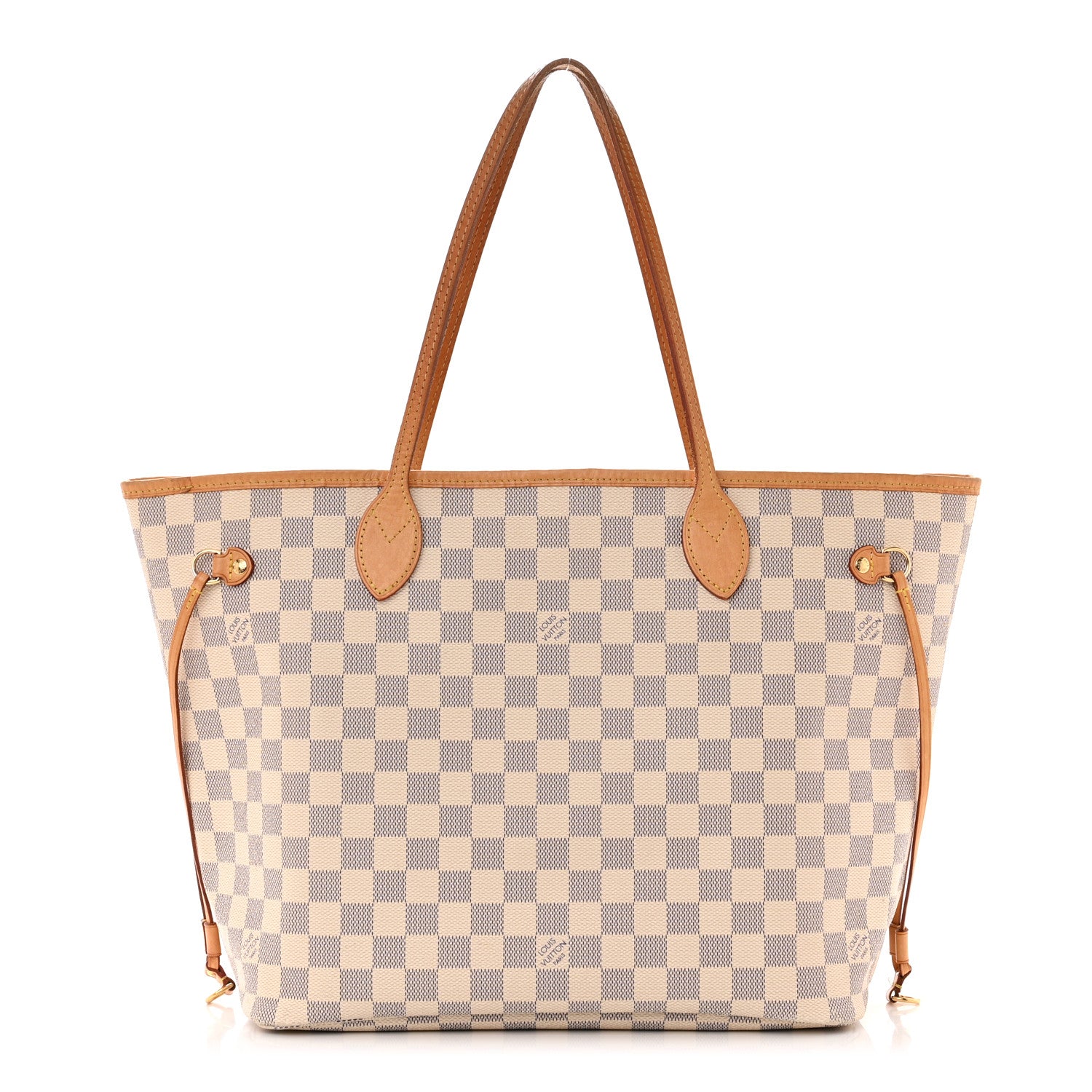 Louis Vuitton Damier Azur Neo Neverfull MM Rose Ballerine 3 of 16