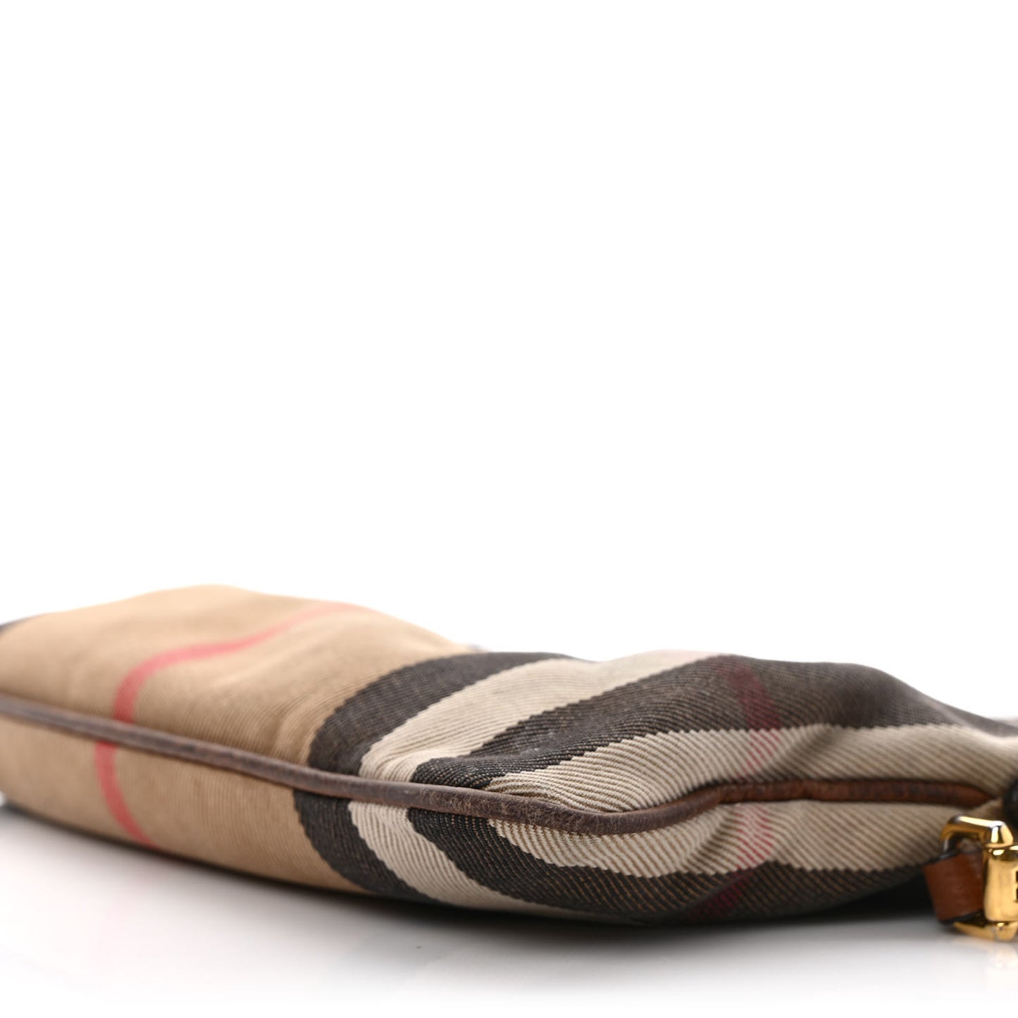 House Check Derby Peyton Crossbody Clutch Bag Tan