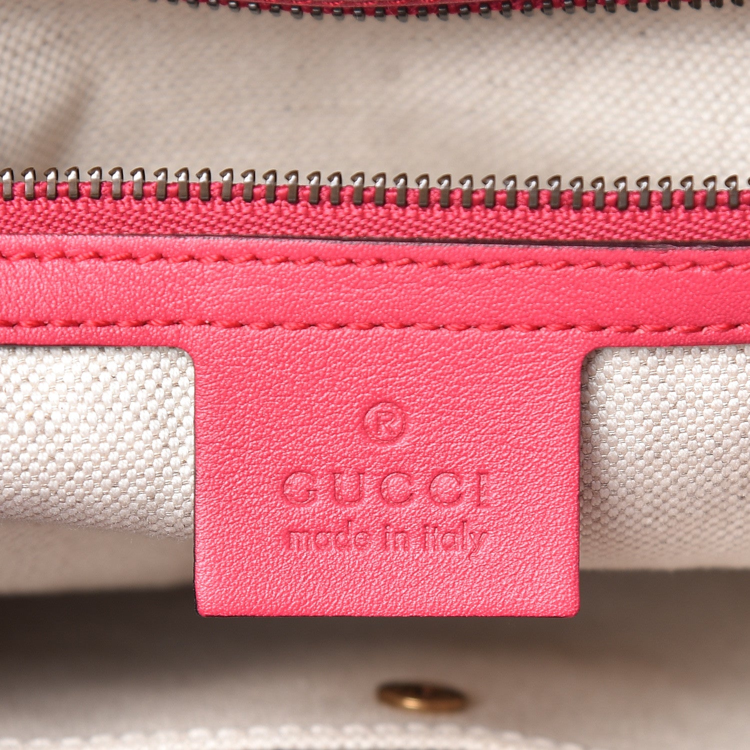 Gucci Patent Medium Bright Bit Top Handle Tote Shocking Pink 6 of 12