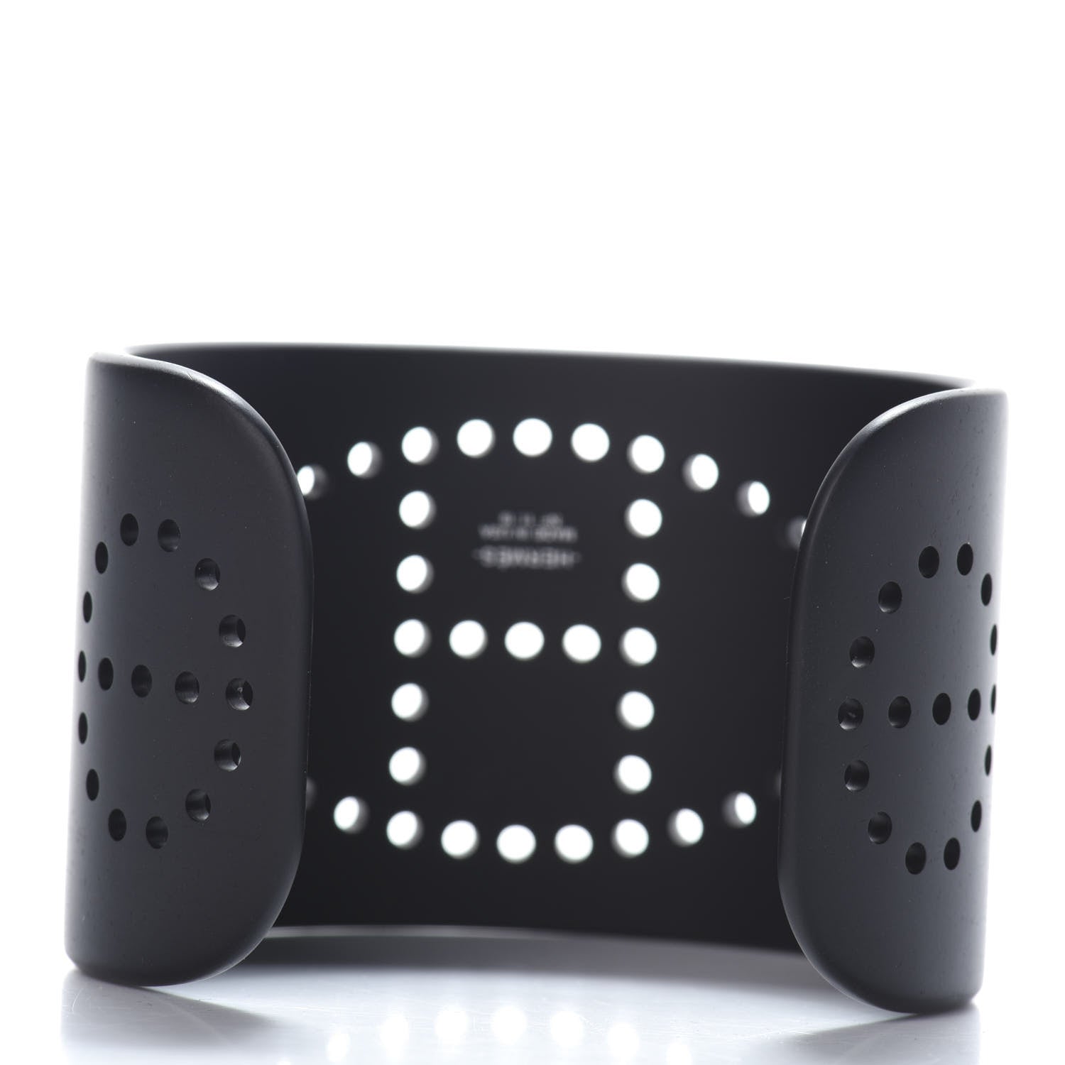 Hermes Aluminium Evelyne Sunset Cuff Bracelet T3 Black 3 of 4