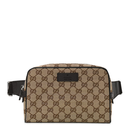 Gucci Monogram Belt Bag Dark Brown 1 of 10