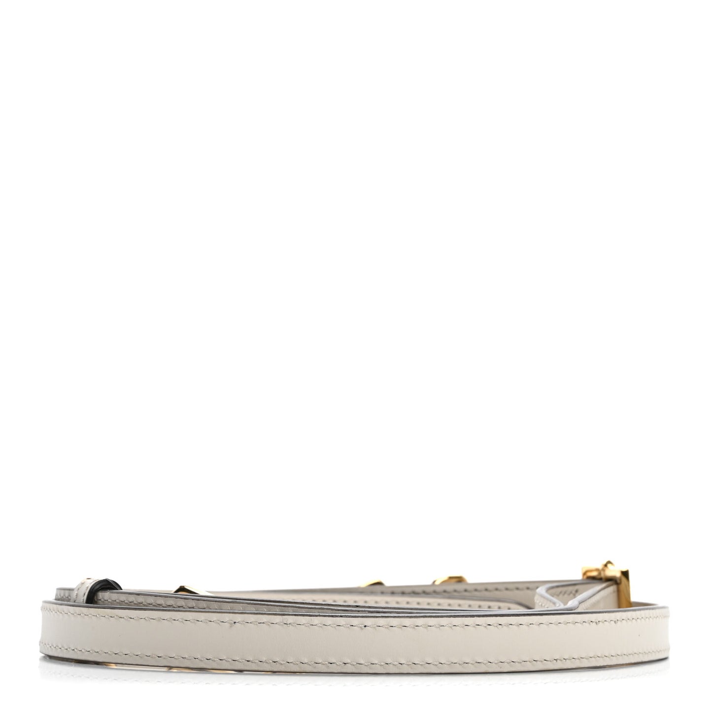 Calfskin 25mm Adjustable Shoulder Strap White