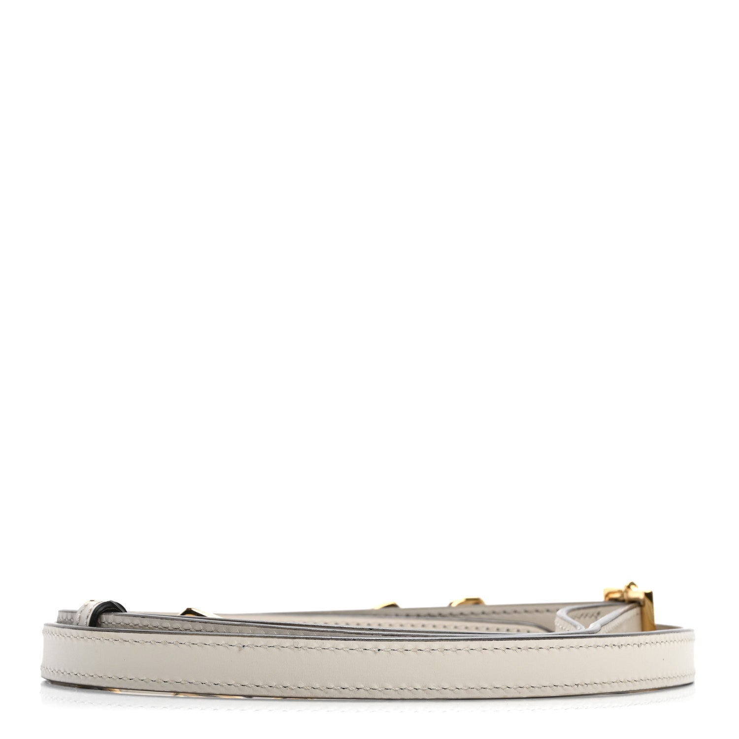 Gucci Calfskin 25mm Adjustable Shoulder Strap White 2 of 7