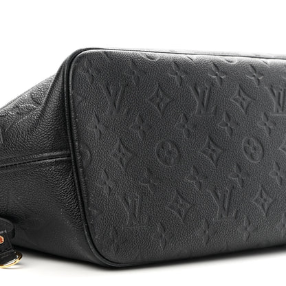 Louis Vuitton Empreinte Monogram Giant Neverfull MM Black 8 of 9