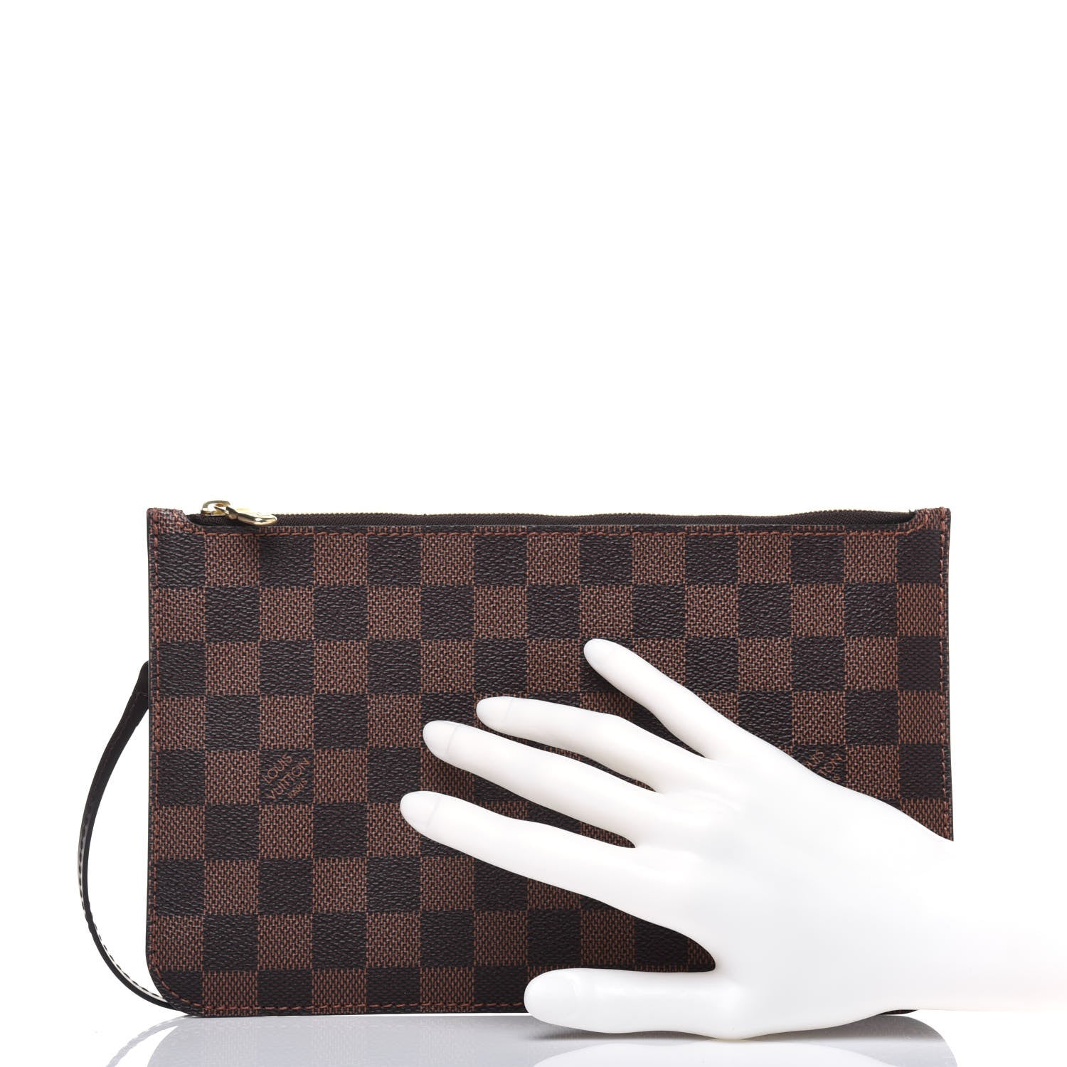 Louis Vuitton Damier Ebene Neverfull MM GM Pochette 2 of 9