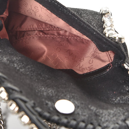 Stella McCartney Shaggy Deer Tiny Falabella Crystal Crossbody Black 6 of 12