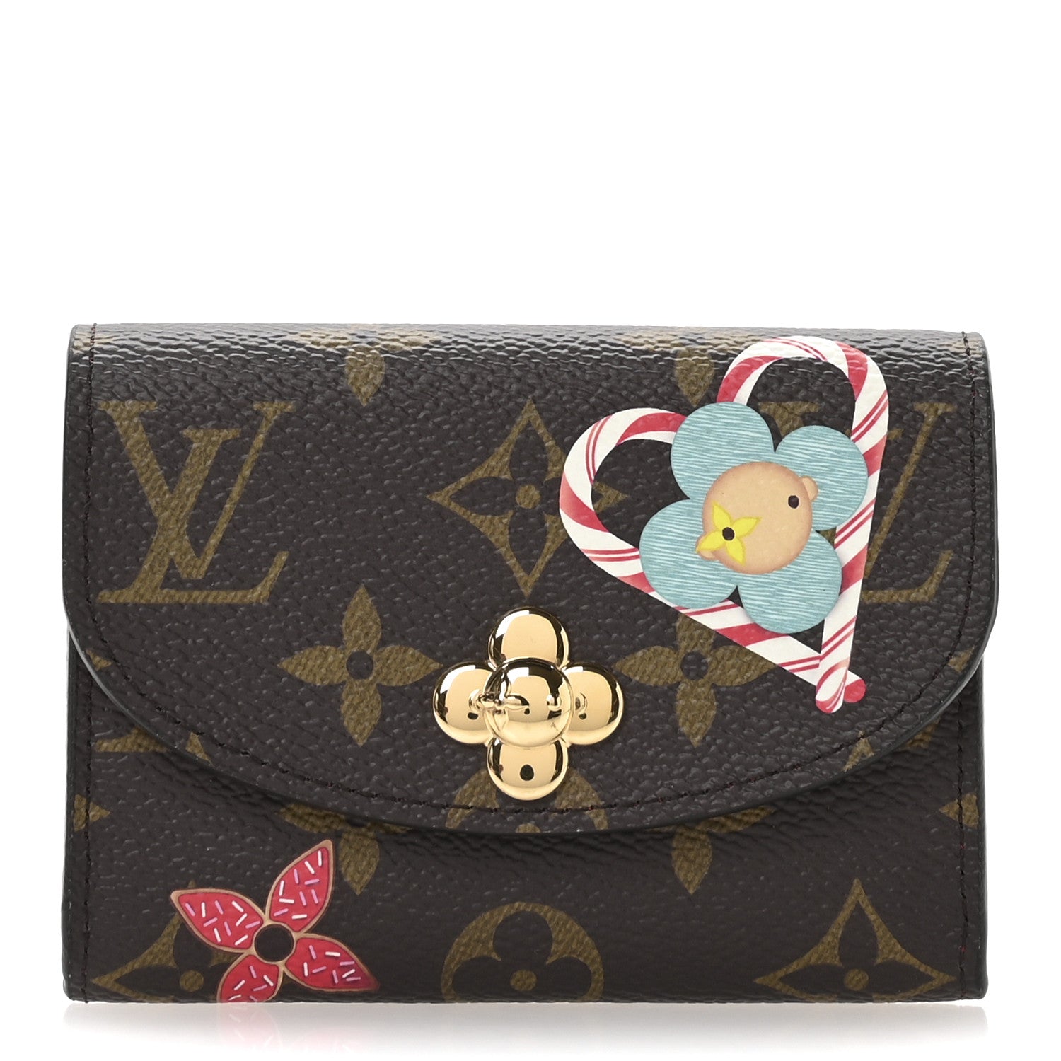 Louis Vuitton Monogram 2024 Christmas Animation Candy Factory Rosalie Coin Purse Candy Red 1 of 7