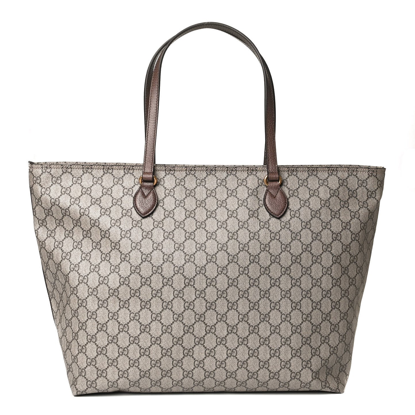 GG Supreme Monogram Medium Ophidia Shopping Tote Ebony