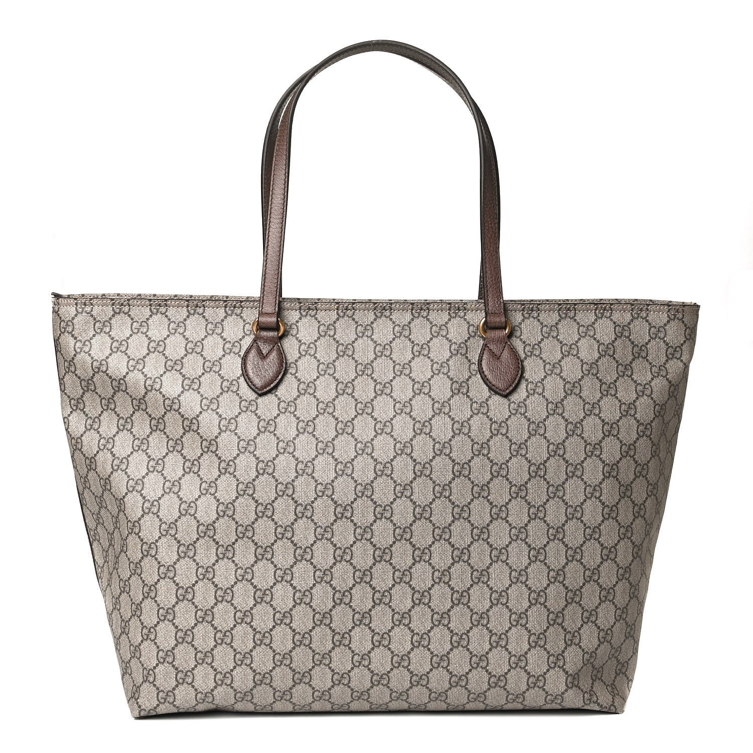 Gucci GG Supreme Monogram Medium Ophidia Shopping Tote Ebony 1 of 12