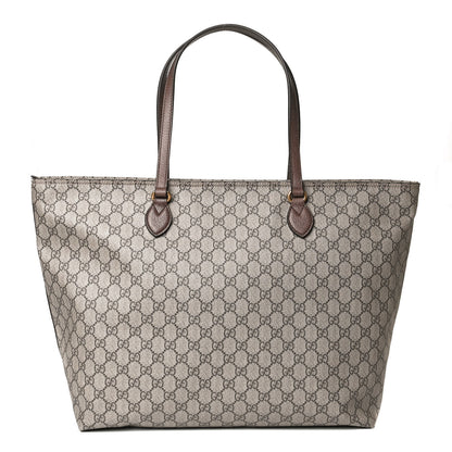 Gucci GG Supreme Monogram Medium Ophidia Shopping Tote Ebony 1 of 12