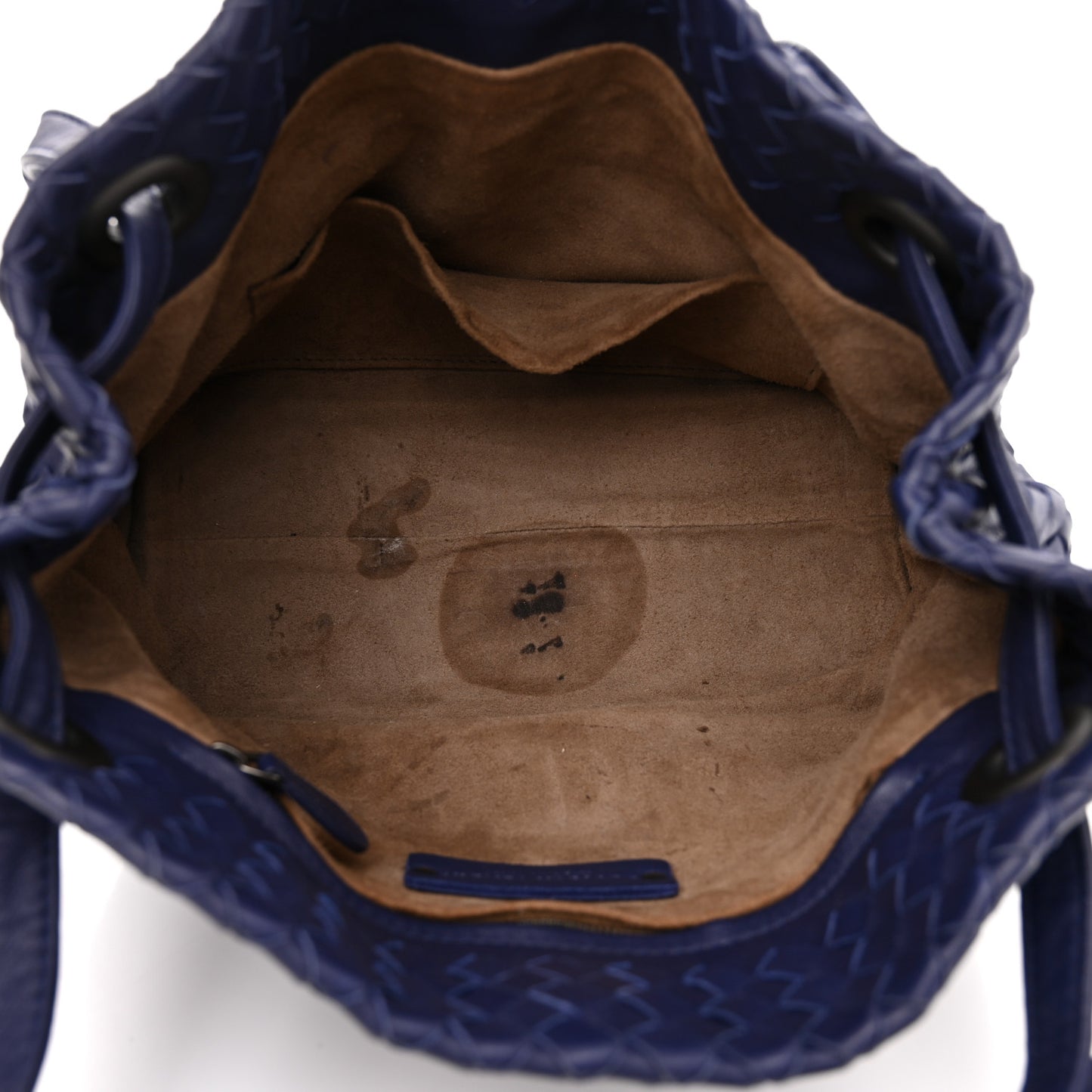 Nappa Intrecciato Small Garda Bag Pacific