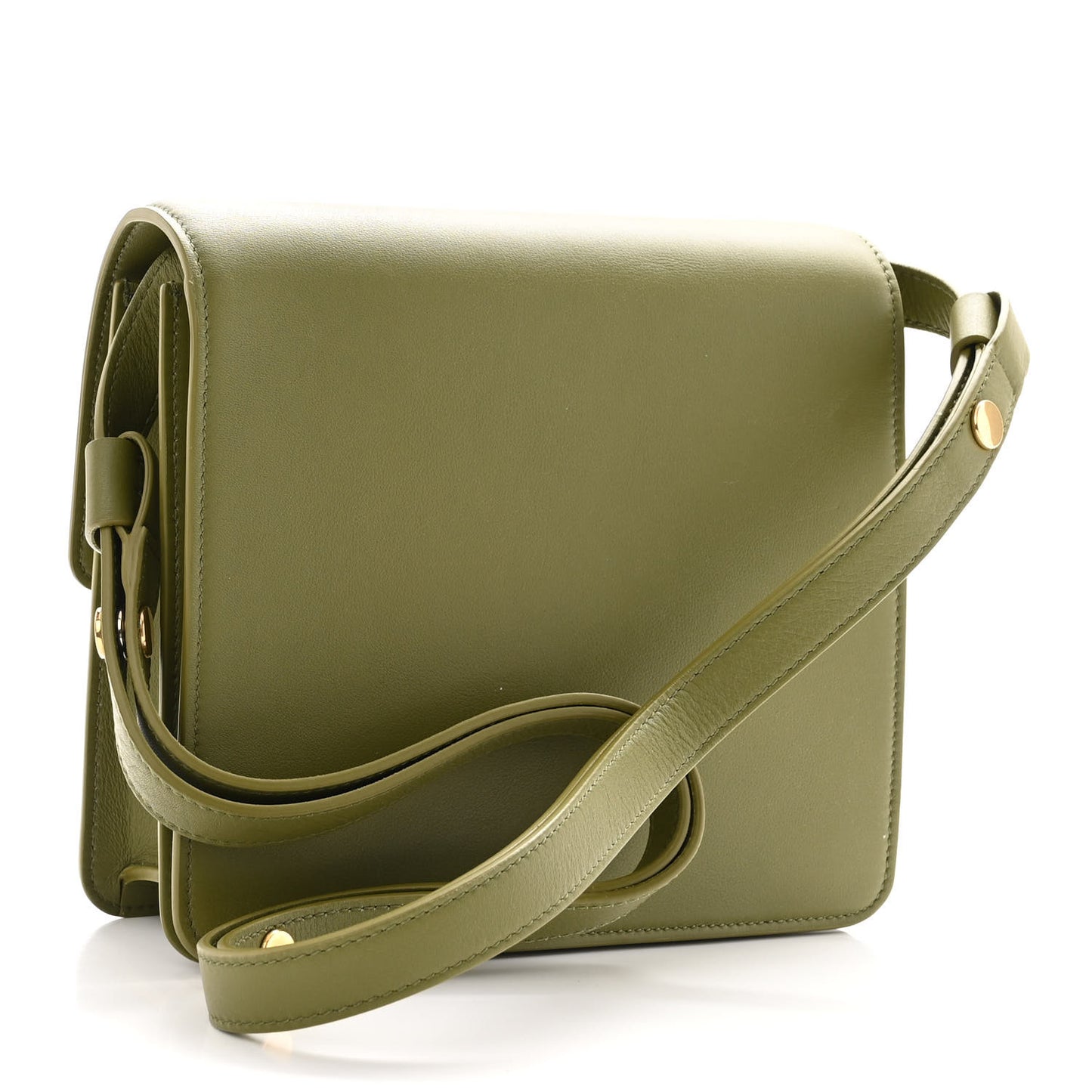 Calfskin Dia Day Bag Moss