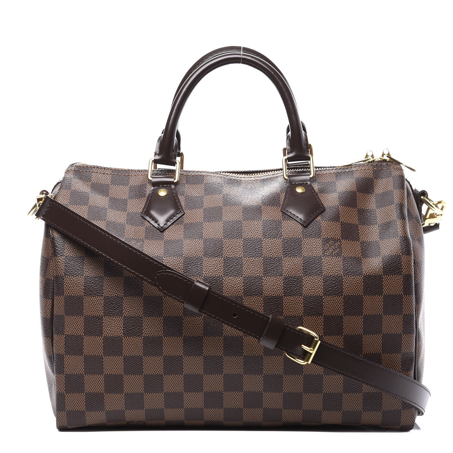 Louis Vuitton Damier Ebene Speedy Bandouliere 30 1 of 13