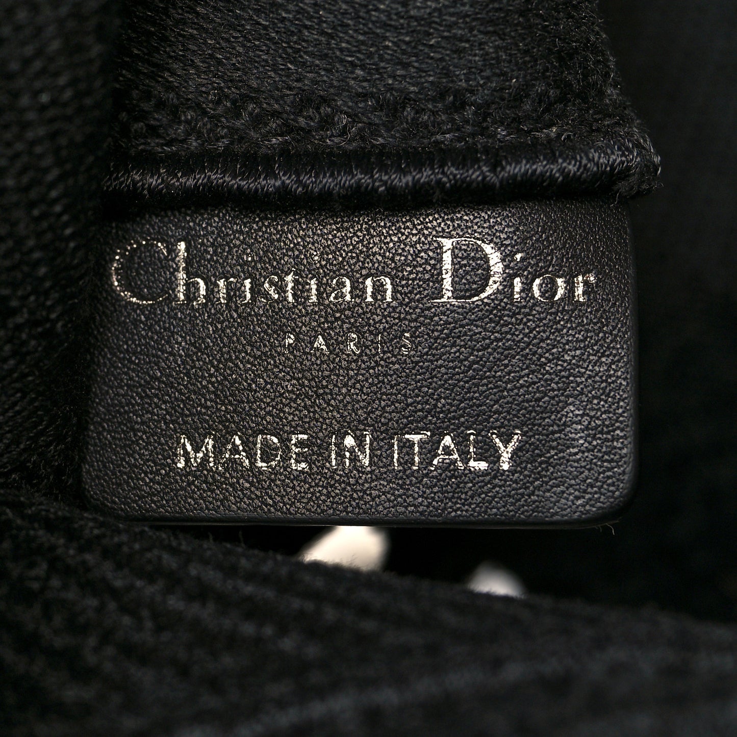 Canvas Embroidered Mesh Diorcamp Messenger Black