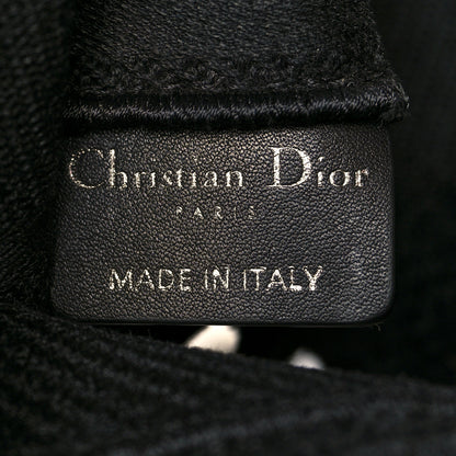 Christian Dior Canvas Embroidered Mesh Diorcamp Messenger Black 7 of 15