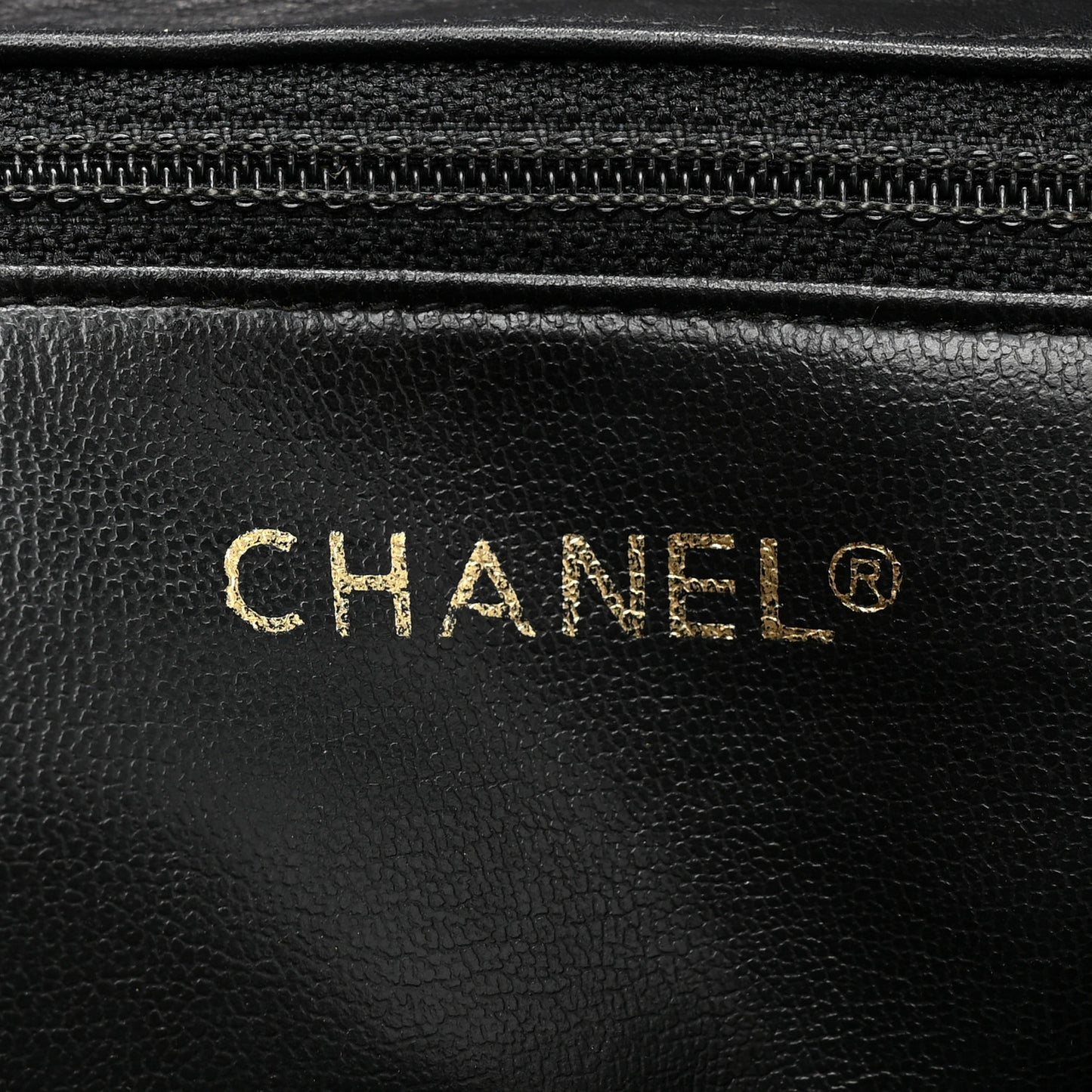 Lambskin Quilted Drawstring Backpack Black