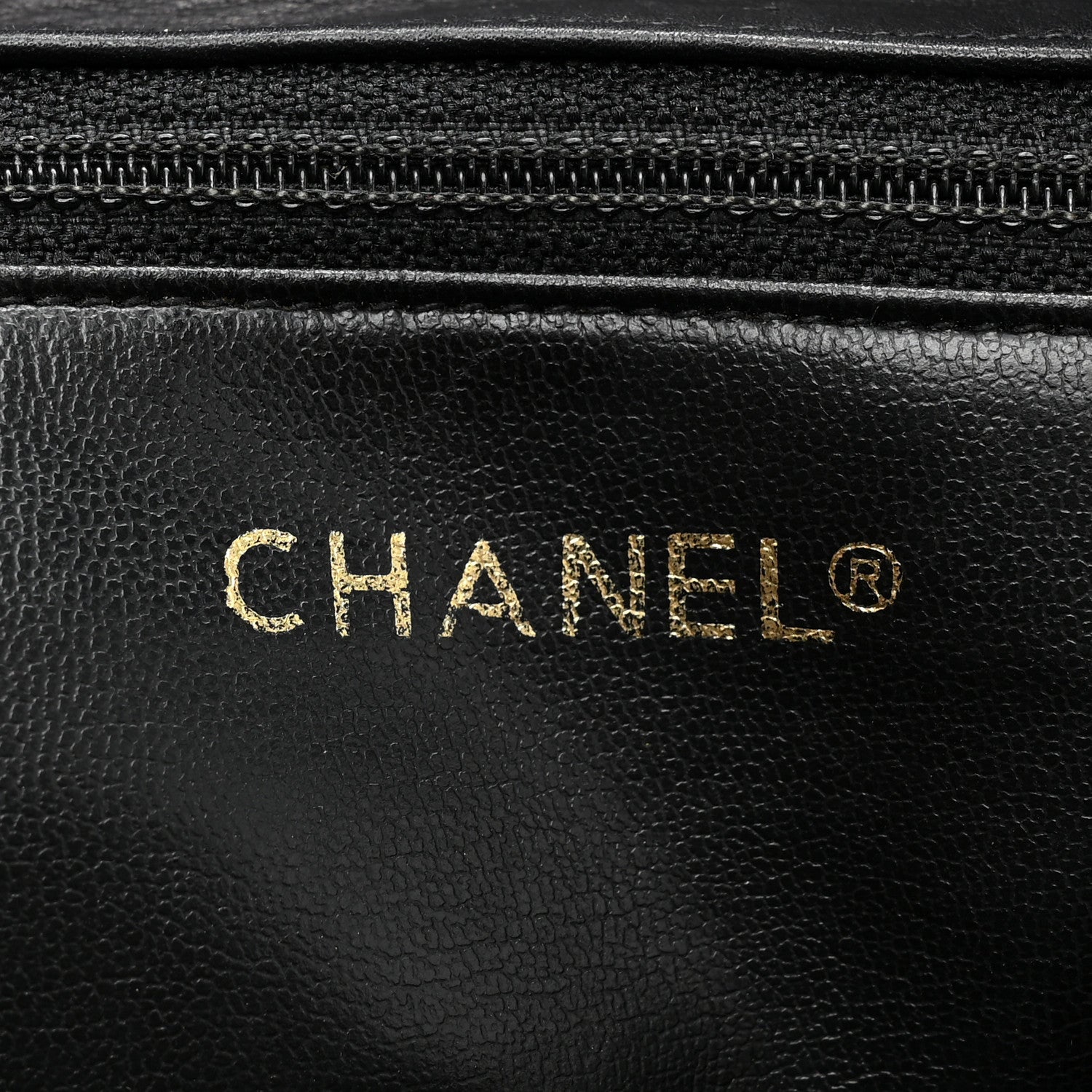 Chanel Lambskin Quilted Drawstring Backpack Black 6 of 16