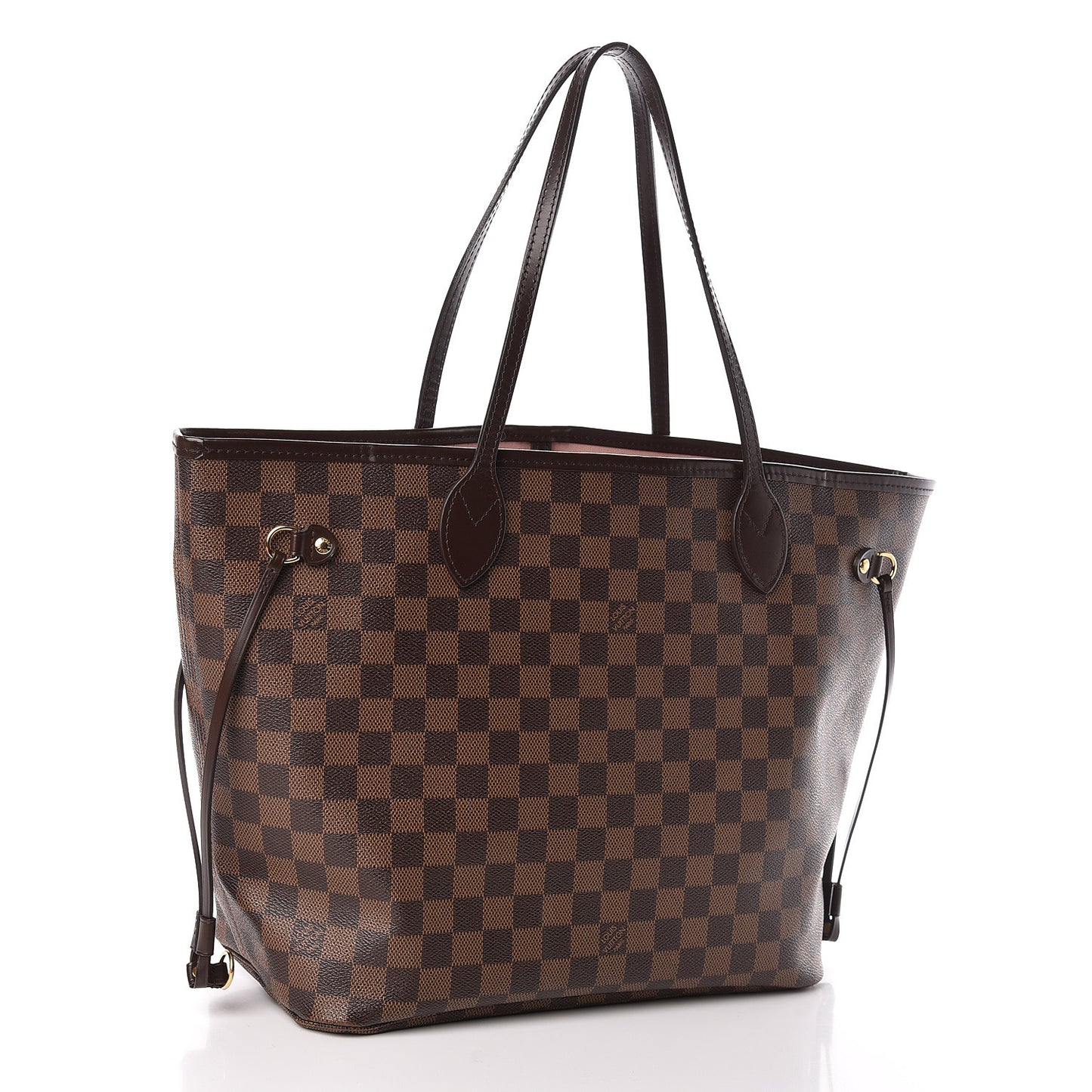 Damier Ebene Neo Neverfull MM Rose Ballerine