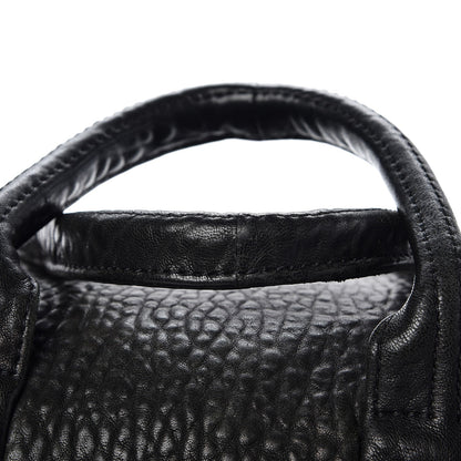 Alexander Wang Pebbled Lambskin Rockie Black Pale Gold Hardware 14 of 17