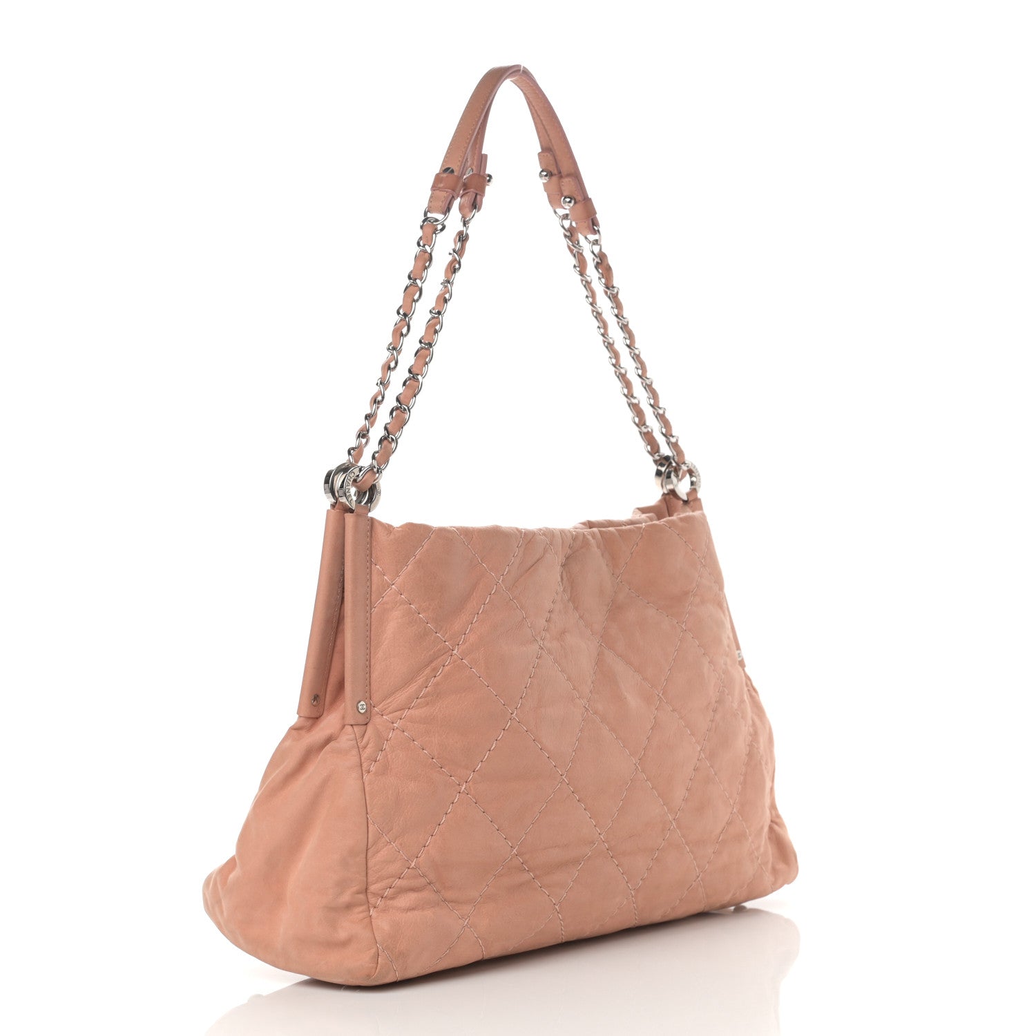 Chanel Iridescent Calfskin Small Sea Hit Tote Beige 3 of 14
