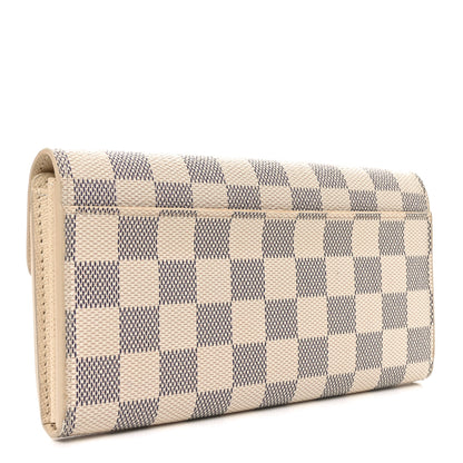 Louis Vuitton Damier Azur Sarah Wallet NM 3 of 7