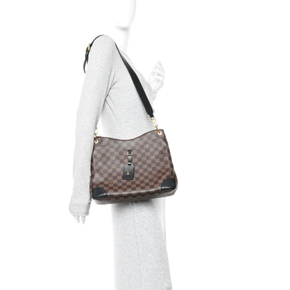 Louis Vuitton Damier Ebene Odeon MM Black 2 of 9