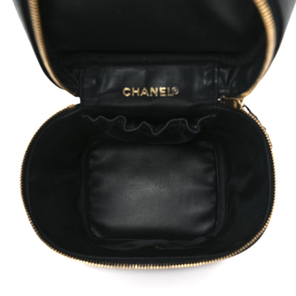 Chanel Caviar Vanity Cosmetic Case Black 5 of 11