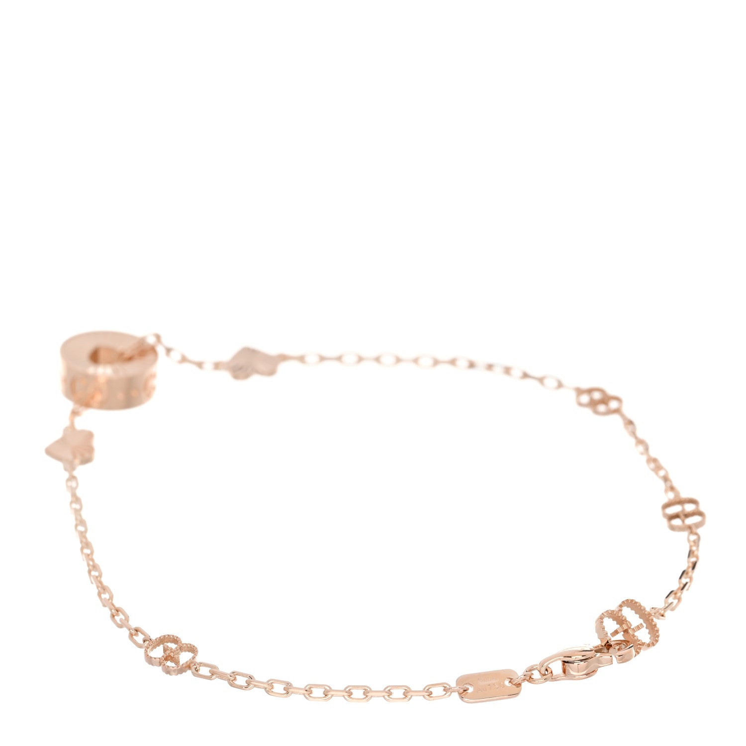 Gucci 18K Rose Gold Icon Heart Bracelet 2 of 4