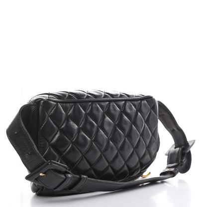 Chanel Calfskin Quilted Waist Bag Black 4 of 12