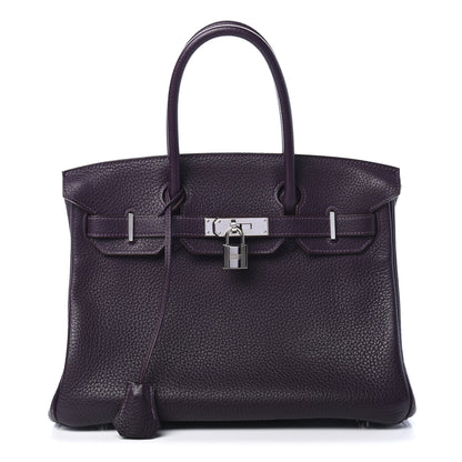 Hermes Togo Birkin 30 Raisin 1 of 8