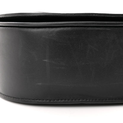 Celine Smooth Calfskin Cuir Triomphe Folco Crossbody Bag Black 10 of 12