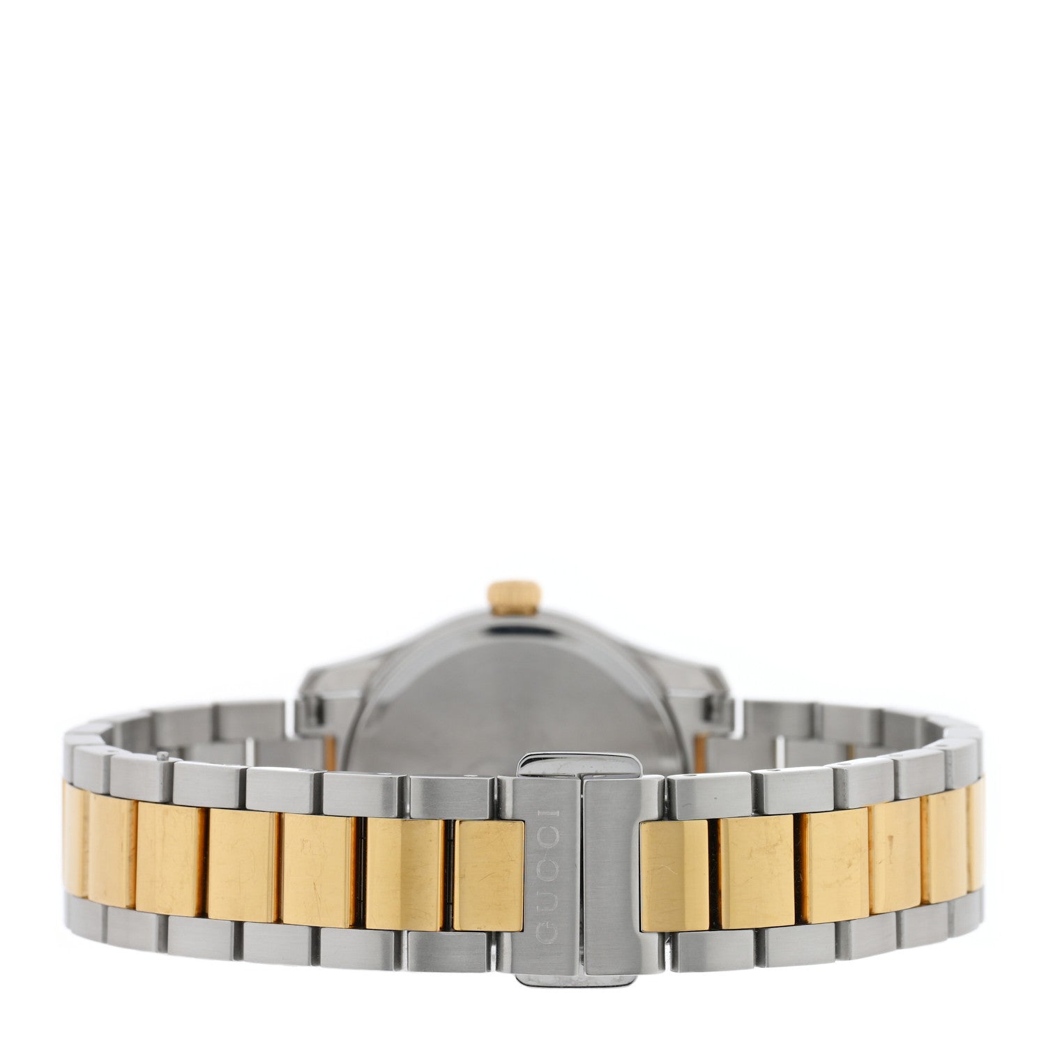 Gucci Stainless Steel Diamond 27mm G-Timeless Two Tone Cat Quartz Watch 3 of 4