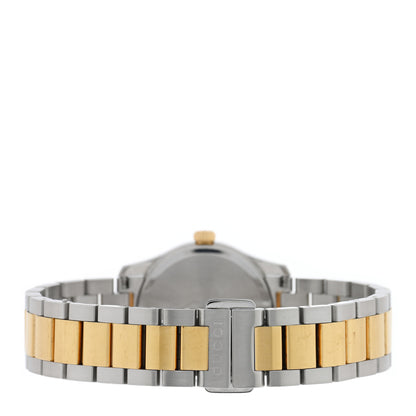 Gucci Stainless Steel Diamond 27mm G-Timeless Two Tone Cat Quartz Watch 3 of 4