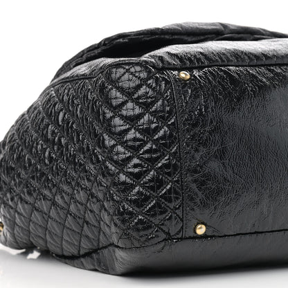 Chanel Vinyl XXL Rock and Chain Flap Black 8 of 10