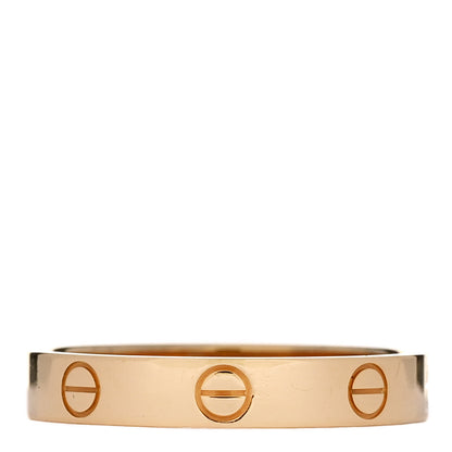 Cartier 18K Yellow Gold 3.5mm LOVE Wedding Band Ring 59 8.75 1 of 5