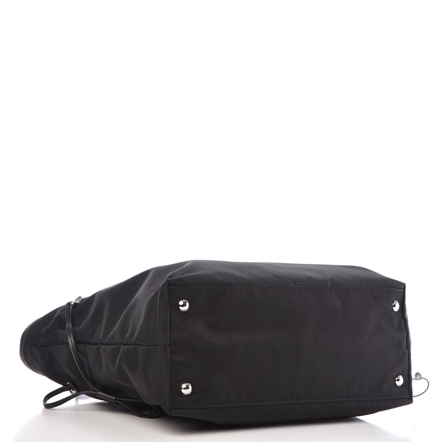 Tessuto Nylon Saffiano Tote Black