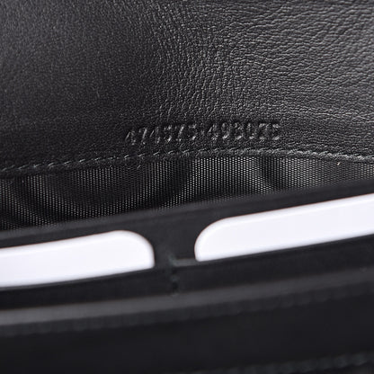 Gucci Velvet Matelasse GG Marmont Chain Wallet Black 7 of 11
