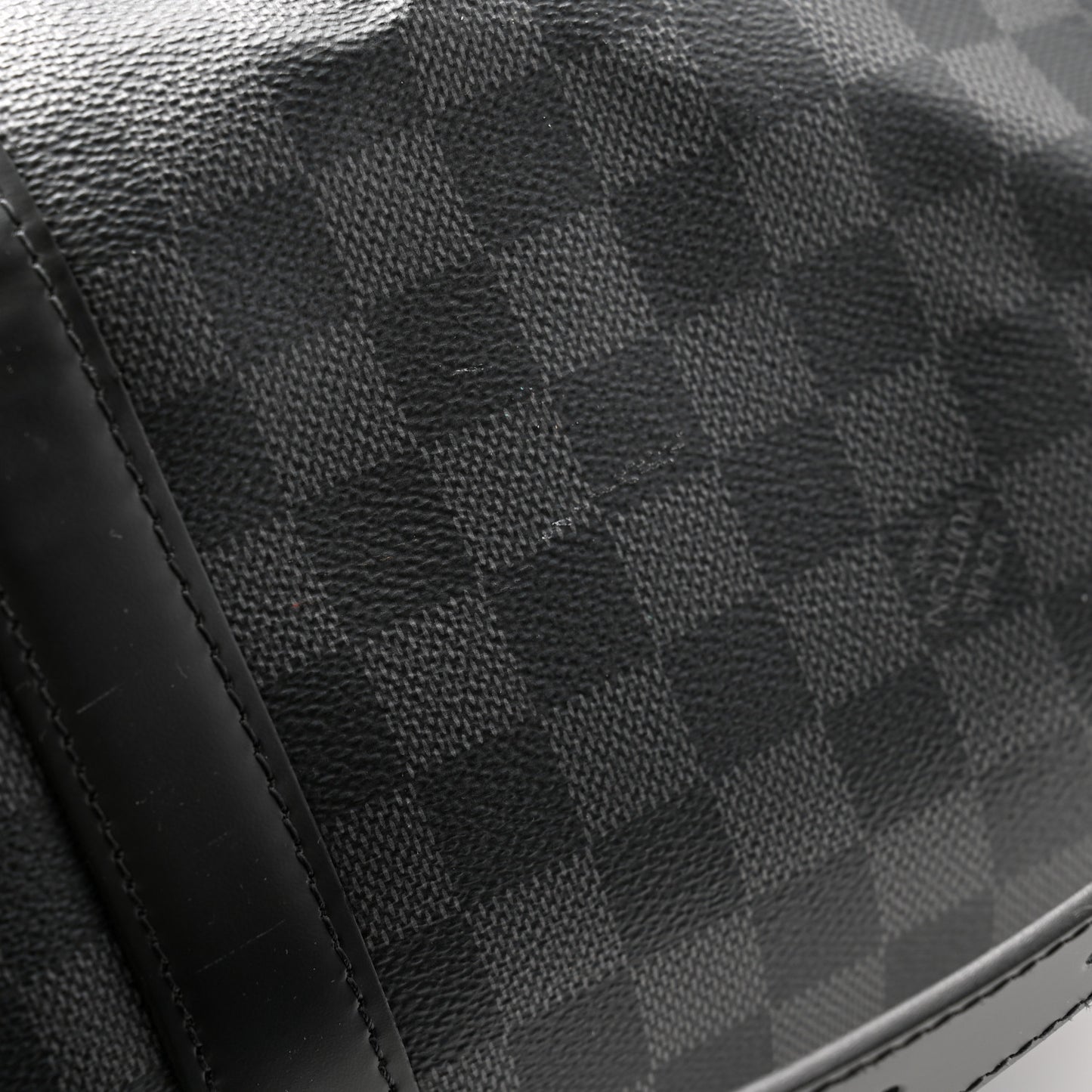Damier Graphite Keepall Bandouliere 55