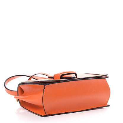 Loewe Calfskin Small Barcelona Shoulder Bag Orange 3 of 12