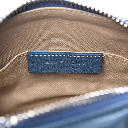 Givenchy Sugar Goatskin Small Antigona Beauty Wristlet Blue Mineral 6 of 7
