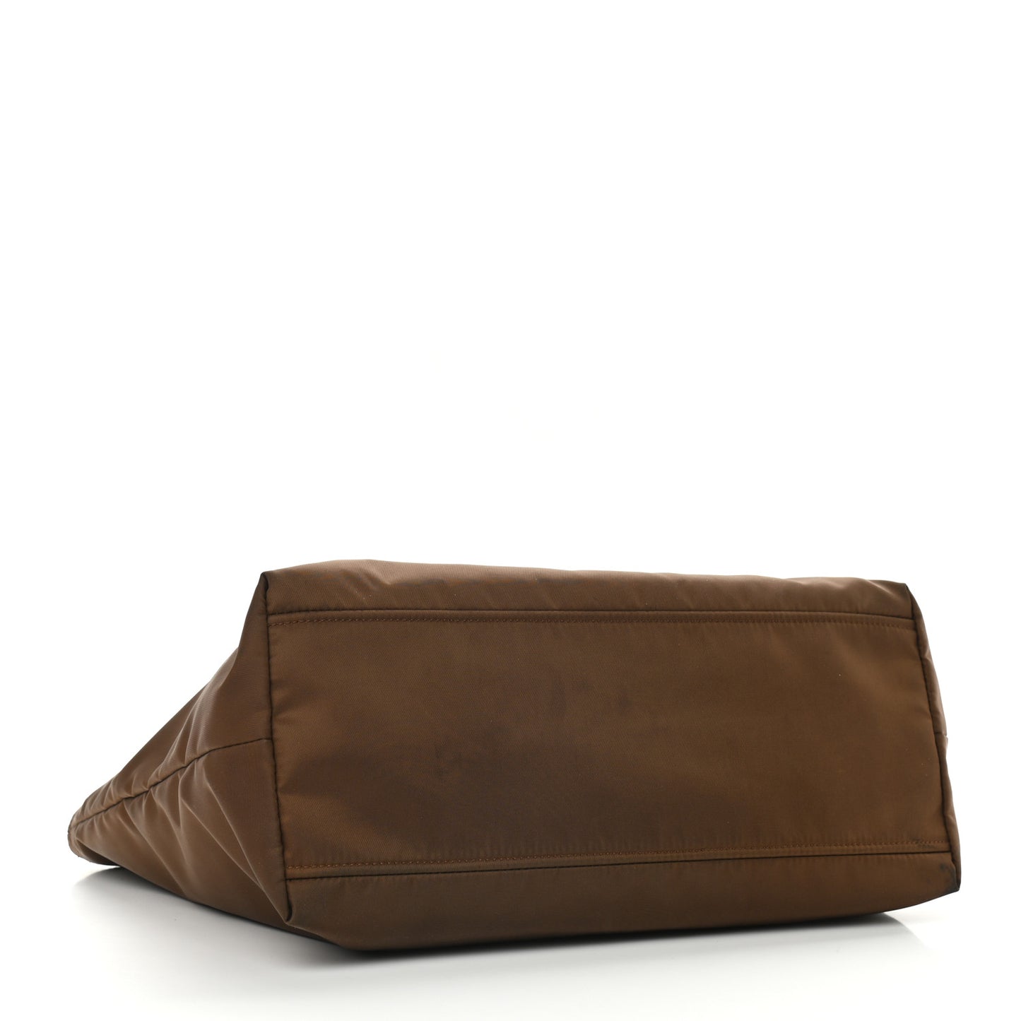 Tessuto Nylon Saffiano Shopping Tote Corinto