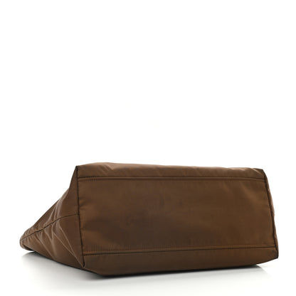 Prada Tessuto Nylon Saffiano Shopping Tote Corinto 4 of 9