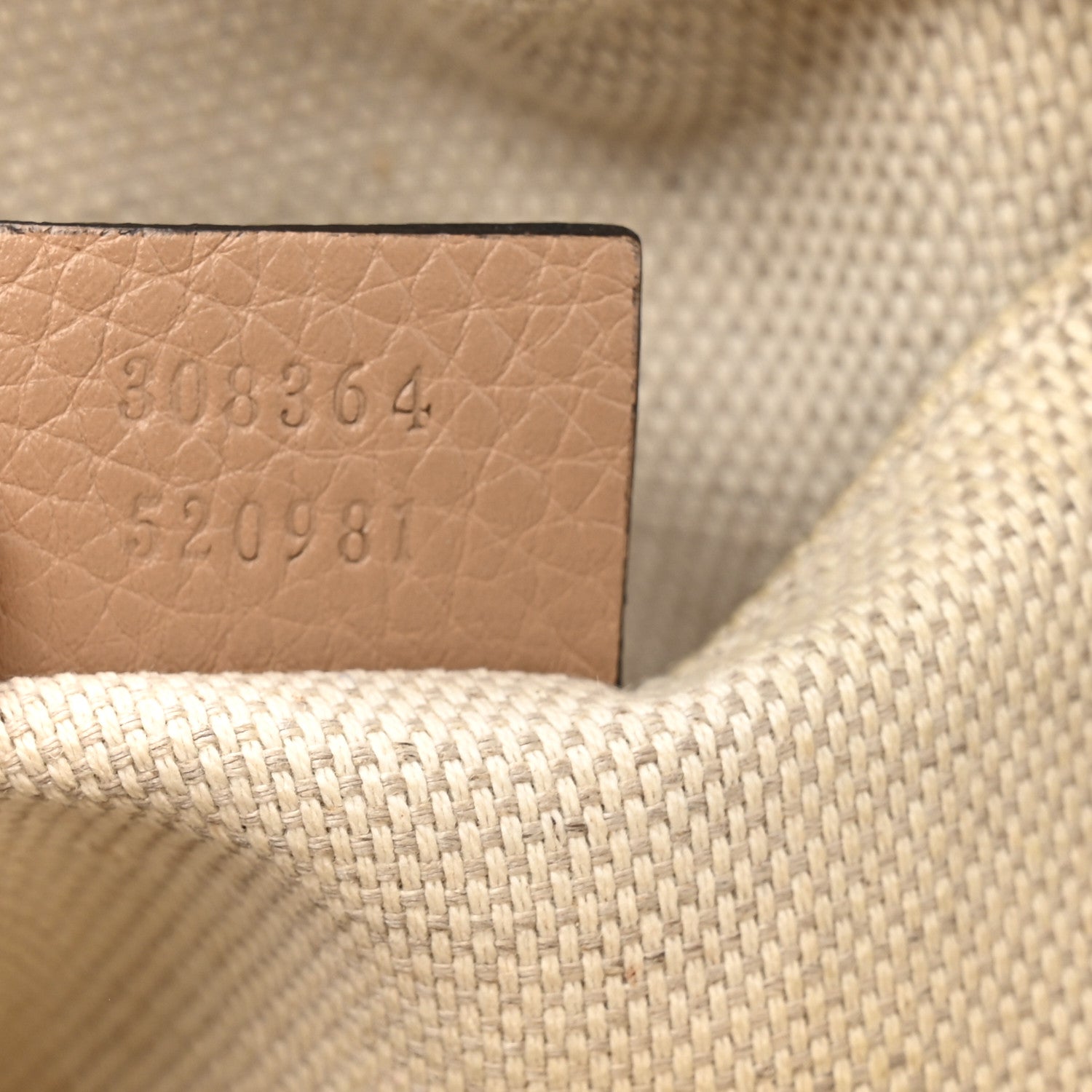 Gucci Pebbled Calfskin Small Soho Disco Bag Rose Beige 7 of 17