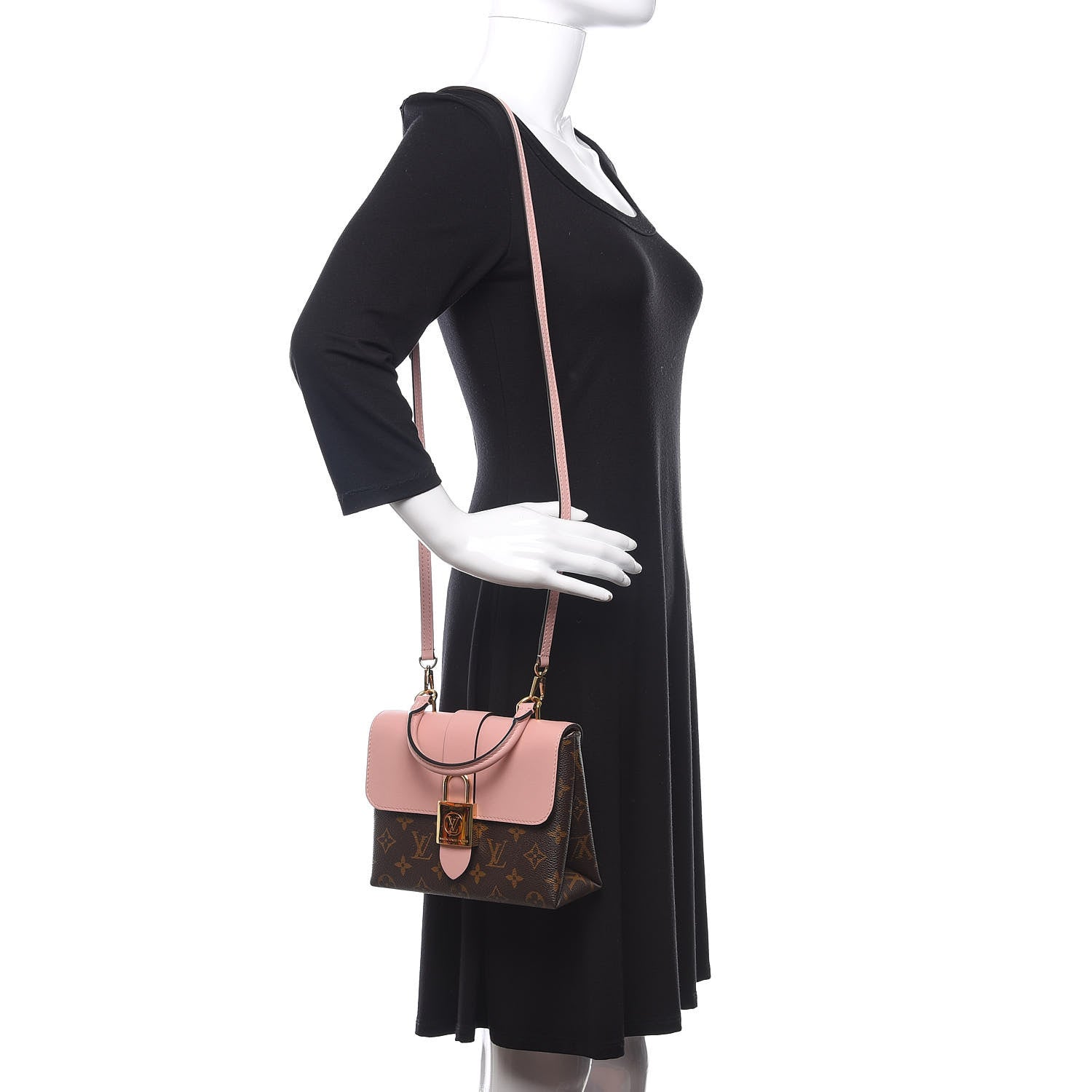 Louis Vuitton Monogram Locky BB Rose Poudre 2 of 10