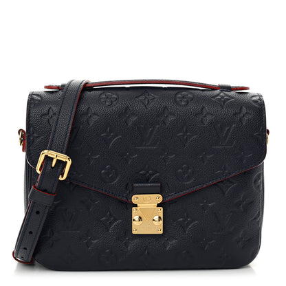 Louis Vuitton Empreinte Pochette Metis Marine Rouge 1 of 10
